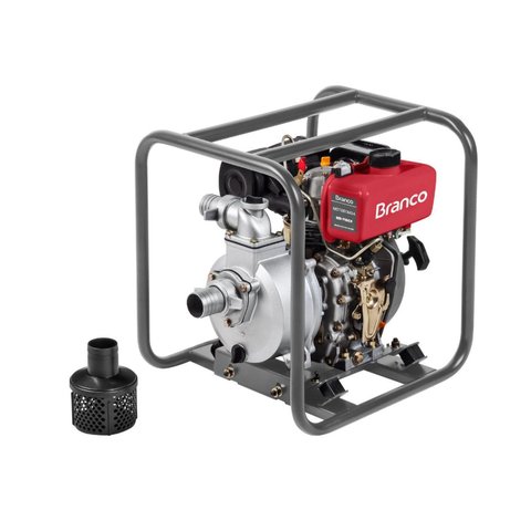 Motobomba a Diesel Branco Bd-710 5CV Autoescorvante 2x2 Vazão 35m³/H Branco