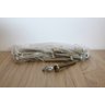 Cama Solteiro + Auxiliar Robusta Ferro Especial88cmx188cm Cor Dourado Estilo Industrial Mobbilics-03 - 4