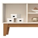 Ver imagem 5 de Rack Bancada Buffet 140cm Alure Off White/cinamomo