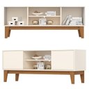 Ver imagem 7 de Rack Bancada Buffet 140cm Alure Off White/cinamomo