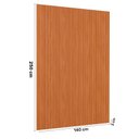 Ver imagem 4 de Painel Ripado 140x250cm Modular Linea Brasil Nature Fosco