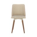 Ver imagem 1 de Conjunto com 2 Cadeiras Giratórias Madeira Natural Dakota