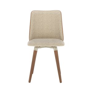 Conjunto com 2 Cadeiras Giratórias Madeira Natural Dakota