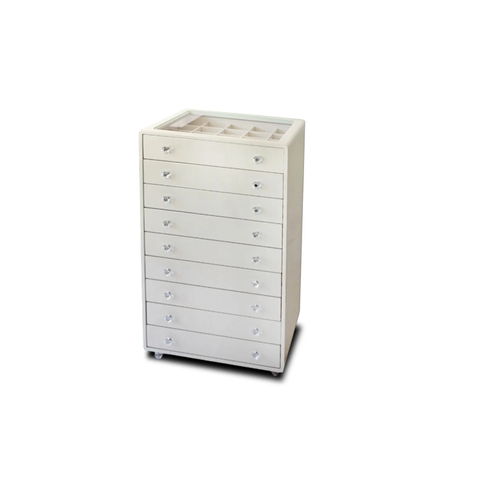 Organizador Grande c/ 9 Gavetas:Branco
