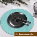 Ver imagem 7 de 6 Jogo Americano Redondo Sousplat Mesa Posta Luxo Vie Vdt