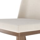 Ver imagem 5 de Conjunto 2 Cadeiras para Sala de Jantar Kalina Branco/Marrom