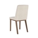 Ver imagem 3 de Conjunto 2 Cadeiras para Sala de Jantar Kalina Branco/Marrom