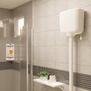 Ver mais imagens de Caixa de Descarga Elevada de 6,8 À 9l Branca + Engate + Fita Veda Rosca