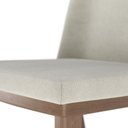 Ver imagem 5 de Conjunto 2 Cadeiras para Sala de Jantar Kalina Bege/Marrom