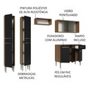Ver imagem 5 de Armário de Cozinha Completa 229cm Rustic/Preto Emilly Madesa 05
