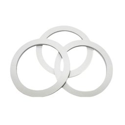 3x Anel Reparo Borracha Bialetti Vedação Moka Express 2 Xíc - 1