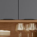 Ver imagem 7 de Cozinha Compacta Viena 8 Portas e 2 Gavetas Lukaliam Móveis Jequitiba/cinza Fosco