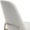 Ver imagem 5 de Kit 2 Cadeiras Estofadas e com Base de Aço Lucille