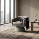 Ver mais imagens de Poltrona Decorativa Cave Base Giratoria Boucle Tce 1018 Moll
