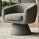 Ver imagem 2 de Poltrona Decorativa Cave Base Giratoria Boucle Tce 1018 Moll