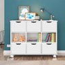Nicho Organizador c/ 6 Gavetas com Rodízio Roterdã Q01 - Doce Sonho Móveis NICHO ORGANIZADOR NICHO D - 2