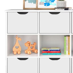 Nicho Organizador c/ 6 Gavetas com Rodízio Roterdã Q01 - Doce Sonho Móveis NICHO ORGANIZADOR NICHO D - 5