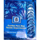 Ver imagem 2 de Cortina Box Banheiro Tecido Impermeavel 1.80x.180cm