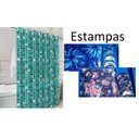 Ver imagem 5 de Cortina Box Banheiro Tecido Impermeavel 1.80x.180cm