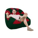 Ver imagem 2 de Poltrona Paloma Escritório Sala Pé Plástico Suede Verde e Suede Vermelho - Dominic Decor