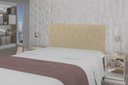Ver imagem 3 de Cabeceira Viena Plus Casal 1400mm Liinho Creme - Simbal