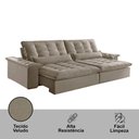 Ver imagem 7 de Sofá Victory Veludo 2 Módulos 80cm B25cm Meu Sofá Online B002 Veludo Capuccino