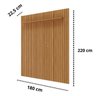 Rack com Painel para TV de até 70 polegadas 100% Mdf Holanda Maragogi Espresso - 5