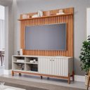 Ver imagem 1 de Rack com Painel Ripado para TV de até 70 Polegadas 100% MDF Trend Espresso Móveis Marrom