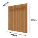 Ver mais imagens de Rack com Painel Ripado para TV de até 70 Polegadas 100% MDF Trend Espresso Móveis Marrom
