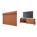 Ver imagem 2 de Rack com Painel Ripado para TV de até 70 Polegadas 100% MDF Trend Espresso Móveis Marrom