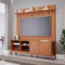 Ver imagem 1 de Rack com Painel Ripado para TV de até 70 Polegadas 100% MDF Trend Espresso Móveis Marrom