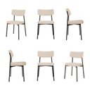 Ver imagem 1 de Kit com 6 Cadeiras para Sala de Jantar Mona Yescasa