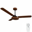 Ver imagem 1 de Ventilador de Teto com Controle Remoto Natuvent Vitta sem Luz 3 Pás Madeira Mdf Imbuia