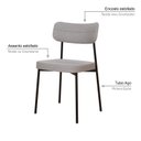 Ver imagem 5 de Kit com 6 Cadeiras para Sala de Jantar Mona Yescasa Cinza