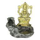 Ver imagem 1 de Incensário Cascata Om Lakshmi Gaya Resina- Escolha o Modelo:lakshmi Metal Dourado 11cm