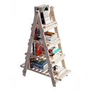 Ver imagem 1 de Organizadora de Livros 4 Prateleiras Livreiro Piramide