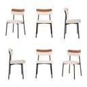 Ver imagem 1 de Kit com 6 Cadeiras para Sala de Jantar Mona Yescasa