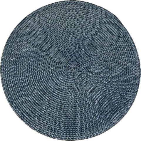 Kit 8 Americano Requinte Liso para Mesa Redondo 38cm Navy