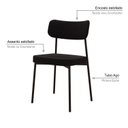 Ver imagem 5 de Kit com 6 Cadeiras para Sala de Jantar Mona Yescasa Preto