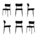 Ver imagem 1 de Kit com 6 Cadeiras para Sala de Jantar Mona Yescasa Preto