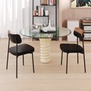 Ver imagem 3 de Kit com 6 Cadeiras para Sala de Jantar Mona Yescasa Preto/Caramelo