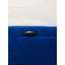 Ver imagem 3 de Cama Box Baú Casal Bipartido Corino Cinza com Pistões a Gás