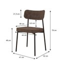 Ver imagem 4 de Kit com 6 Cadeiras para Sala de Jantar Mona Yescasa