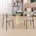 Ver imagem 3 de Kit com 6 Cadeiras para Sala de Jantar Mona Yescasa Bege