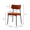 Ver imagem 3 de Kit com 6 Cadeiras para Sala de Jantar Mona Yescasa