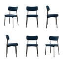 Ver imagem 1 de Kit com 6 Cadeiras para Sala de Jantar Mona Yescasa Azul/Blue