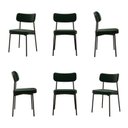 Ver imagem 1 de Kit com 6 Cadeiras para Sala de Jantar Mona Yescasa Verde/Green