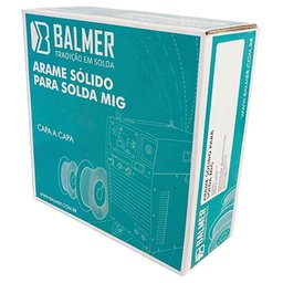 Máquina de Solda 160a Bivolt com Arame 5kg 0,9mm Mig Balmer - 6