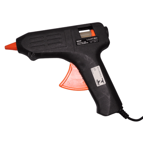 Pistola de Cola Quente Luatek 40w Bivolt 11mm Lwj-1803 Preta