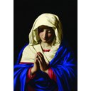 Ver imagem 3 de Quadro com Moldura Religioso Nossa Senhora Rezando